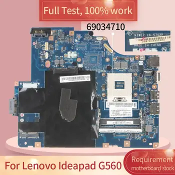 NIWE2 LA-5752P За Lenovo Ideapad G560 Z560 HM55 дънна Платка на Лаптоп 11S69034710ZZ дънна Платка на лаптоп